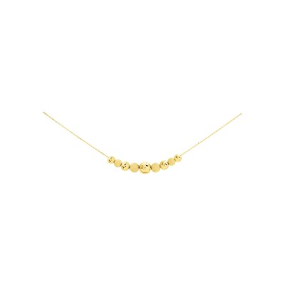 Collier en or jaune, taille 42cm