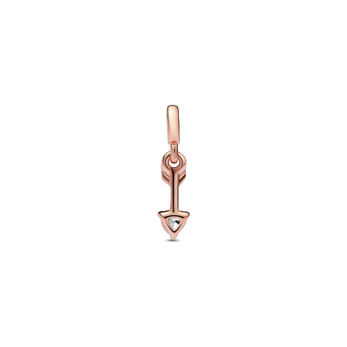 Pendentif Pandora Me flèche de l’amour en métal doré rose 