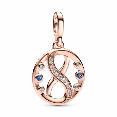 Médaillon Pandora Me Symbole De L’infini en métal doré rose