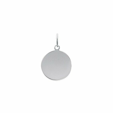 Pendentif en argent rhodié