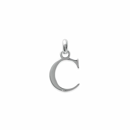 Pendentif en argent rhodié