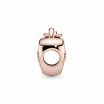 Charm Pandora People cadenas cœur love you (je t'aime) en métal doré rose