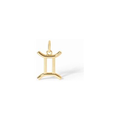 Pendentif dinh van Les Signes Gémeaux en or jaune, petit modèle