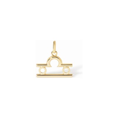 Pendentif dinh van Les Signes Balance en or jaune, petit modèle