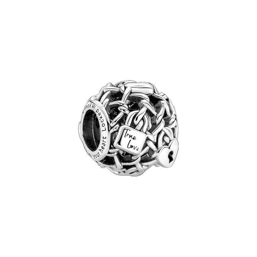 Charm Pandora Moments cadenas maillon chaîne ajouré en argent