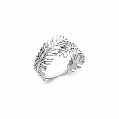 Bague en argent rhodié
