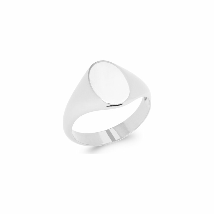 Bague en argent rhodié