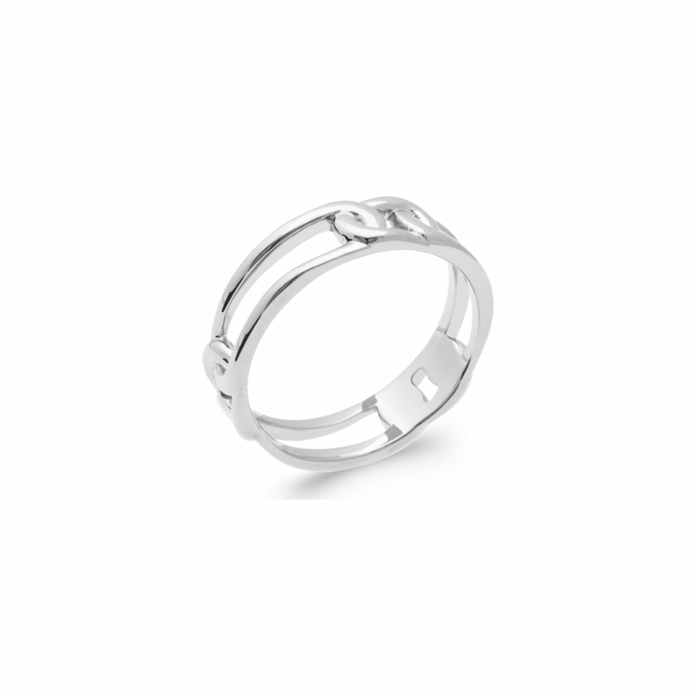 Bague en argent rhodié