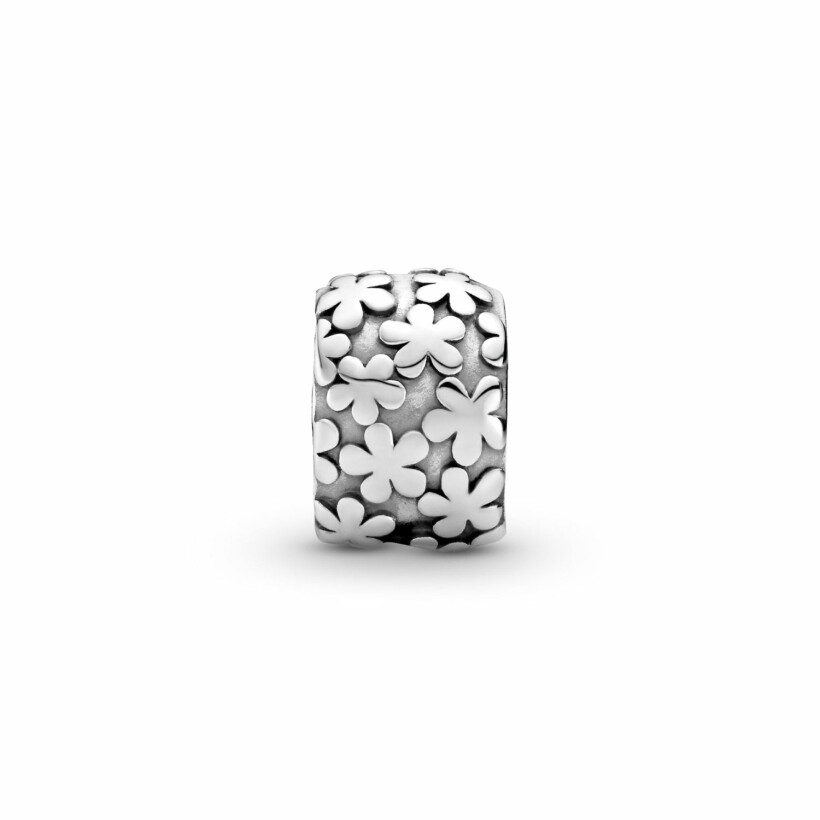 Charm clip Pandora Garden bouquet de fleurs en argent