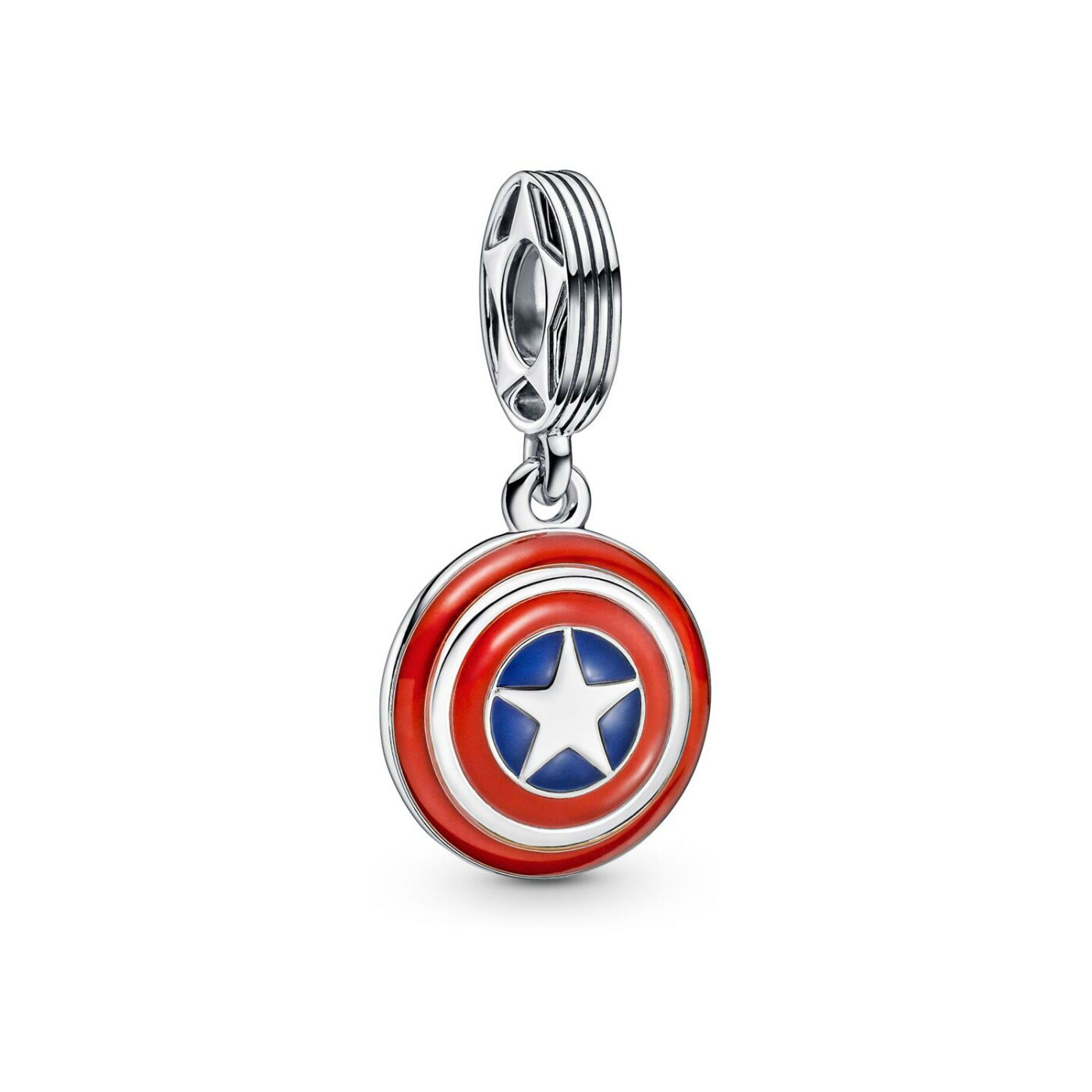 Charm Pandora avec pendentif Marvel the Avengers bouclier de Captain America en argent