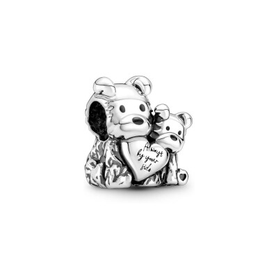 Charm Pandora Amour Mère & Chiot en argent