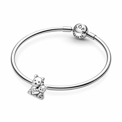 Charm Pandora Amour Mère & Chiot en argent