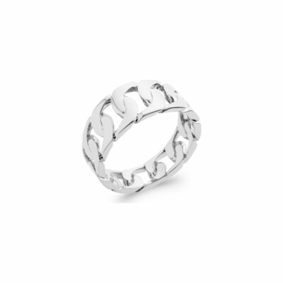 Bague en argent rhodié