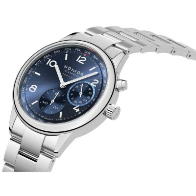 Montre NOMOS Glashütte Club Sport neomatik Worldtimer blue