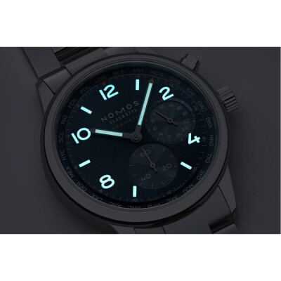Montre NOMOS Glashütte Club Sport neomatik Worldtimer blue
