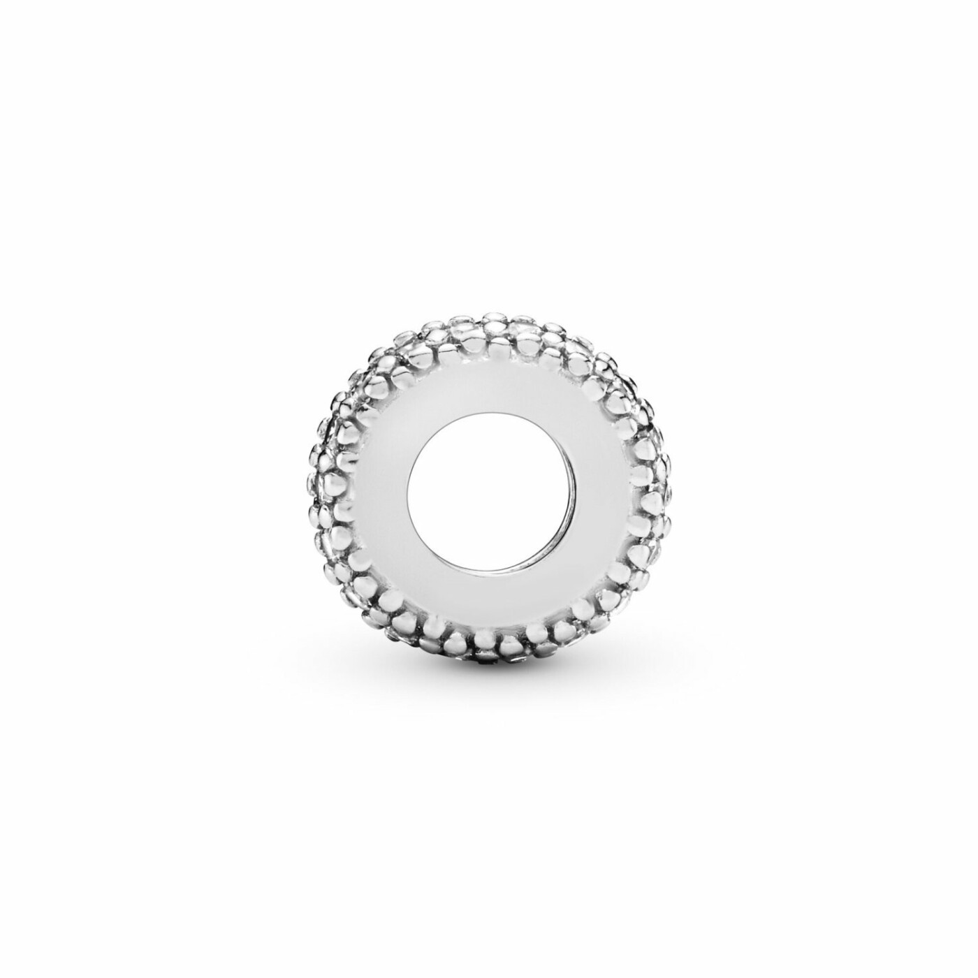 Charm Pandora Timeless espaceur scintillant transparent en argent et oxyde de zirconium