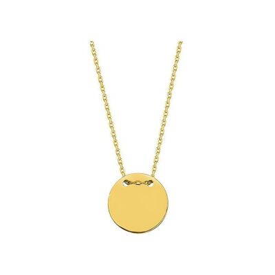 Collier à graver en or jaune