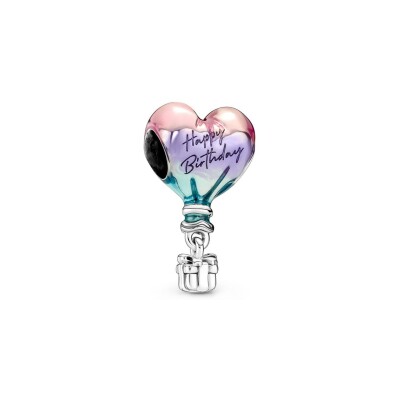 Charm Pandora Montgolfière Joyeux Anniversaire en argent 