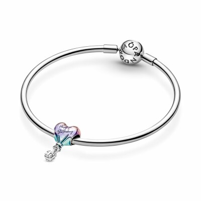 Charm Pandora Montgolfière Joyeux Anniversaire en argent 