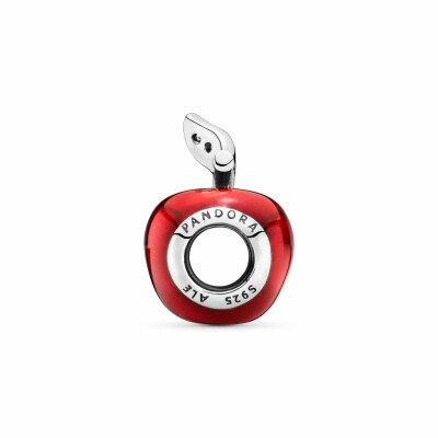 Charm Disney x Pandora Disney Pomme De Blanche-neige en argent, résine et oxyde de zirconium