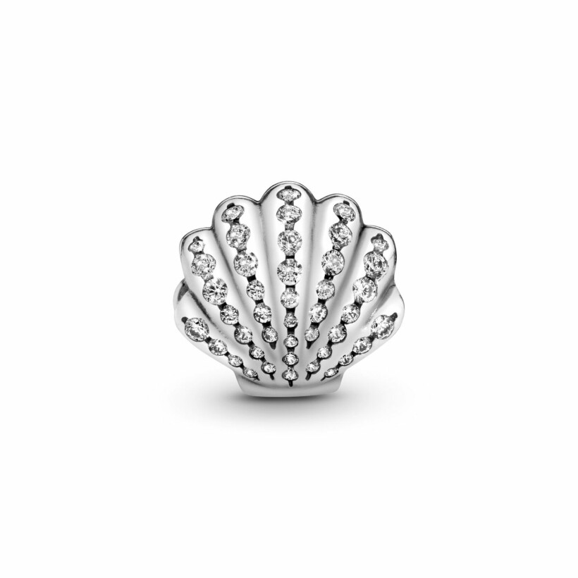 Charm Disney x Pandora Disney La Petite Sirène Coquillage D'ariel en argent et oxyde de zirconium