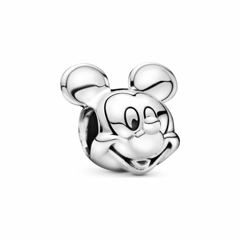 Charm Disney x Pandora Disney Mickey Poli en argent