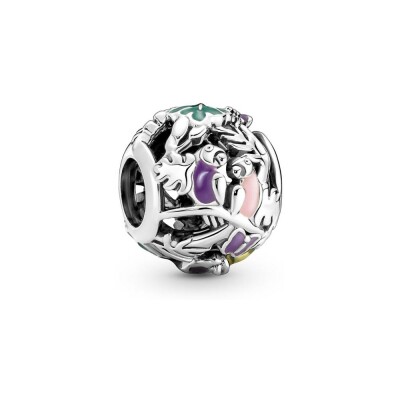 Charm Pandora Moments Créatures & Feuilles De La Jungle en argent 