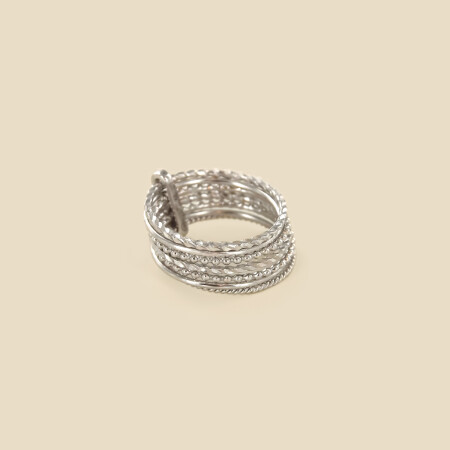 La bague argent Camélia