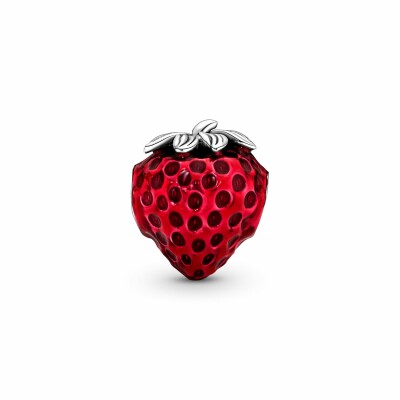 Charm Pandora Moments Fruit Fraise en argent