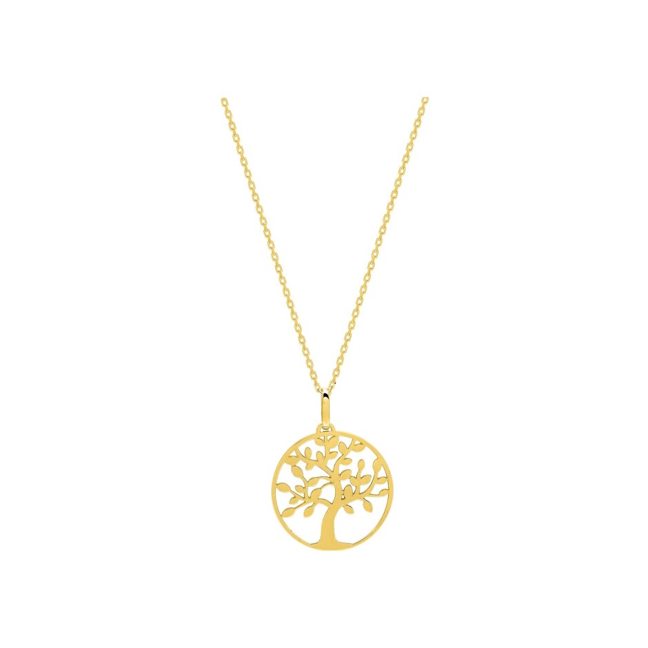 Collier arbre de vie en or jaune