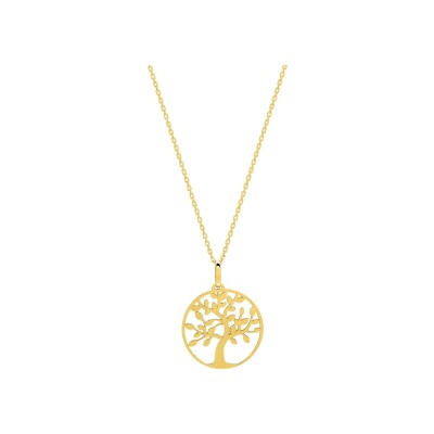 Collier arbre de vie en or jaune