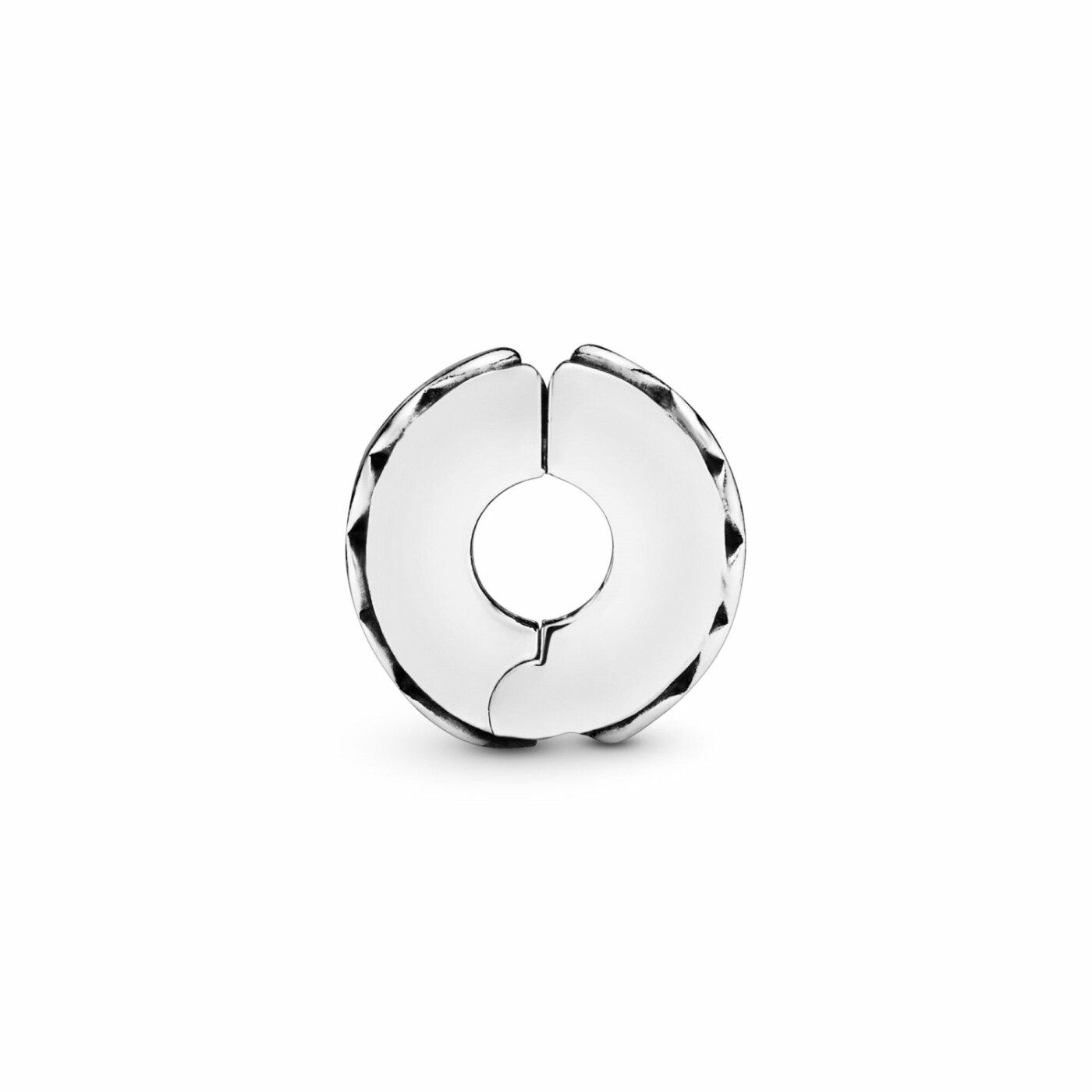 Charm clip Pandora People couronne de cœurs en argent