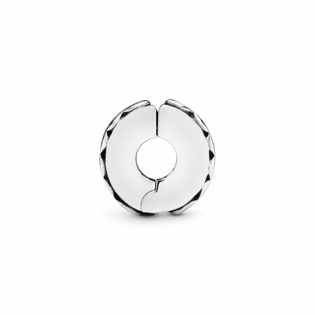 Charm clip Pandora People couronne de cœurs en argent