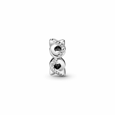 Charm Pandora Passions espaceur infini scintillant en argent et oxyde de zirconium