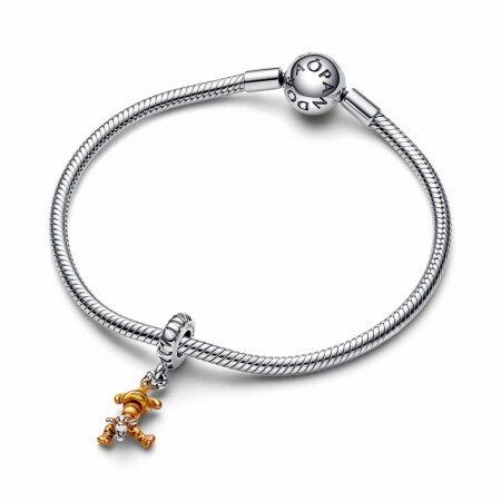 Charm pendant Disney X Pandora Winnie L'ourson Tigrou en argent 