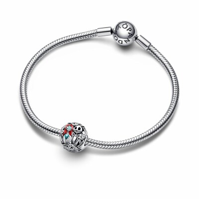 Charm Disney X Pandora L'étrange Noël de Monsieur Jack en argent