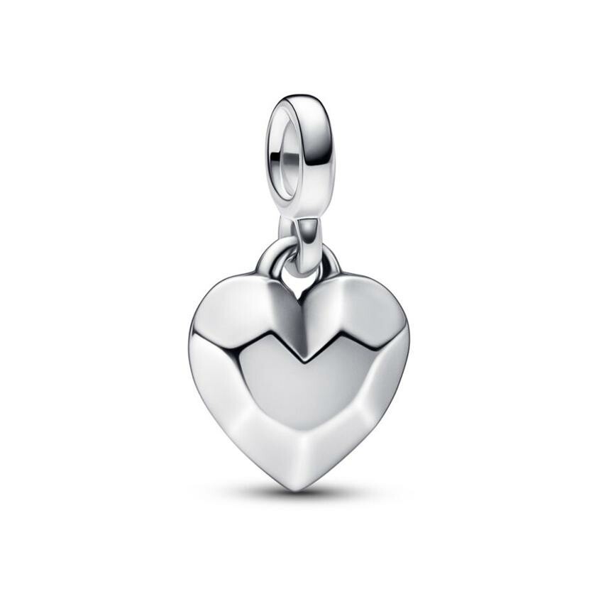 Charm Pandora Me Mini Dangle Cœur Facetté en argent 