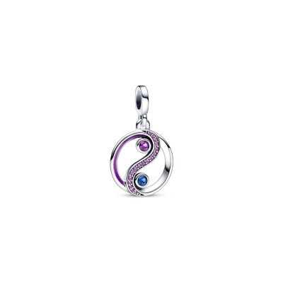 Pendentif Pandora Me équilibre yin & yang en argent 