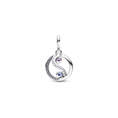 Pendentif Pandora Me équilibre yin & yang en argent 