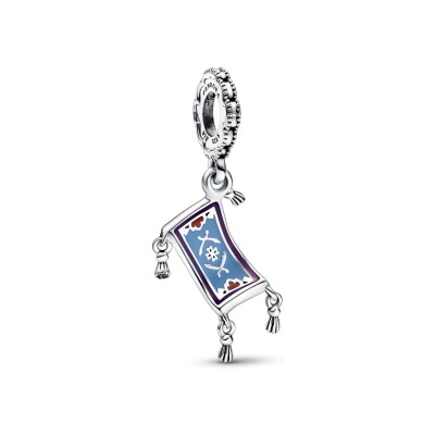 Charm pendant Disney X Pandora Aladdin Tapis Magique en argent