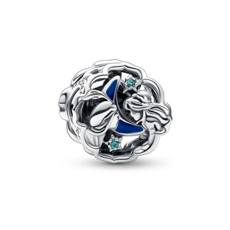 Charm Disney X Pandora Qui Brille Dans Le Noir Aladdin, Princesse Jasmine & Génie en argent 