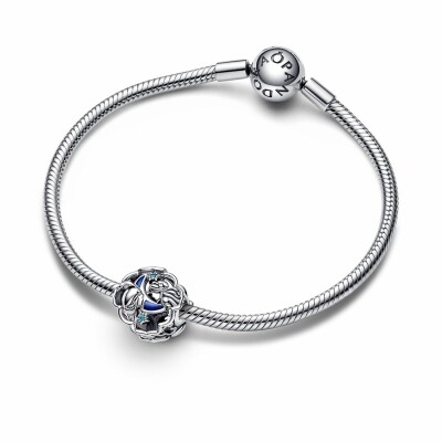 Charm Disney X Pandora Qui Brille Dans Le Noir Aladdin, Princesse Jasmine & Génie en argent 