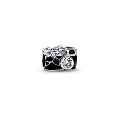 Charm Marvel X Pandora Spider-man Selfie Appareil Photo en argent