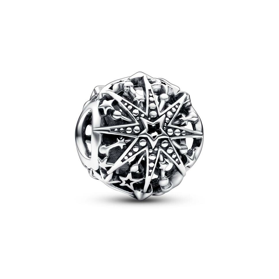 Charm Pandora Moments Flocon De Neige Céleste en argent