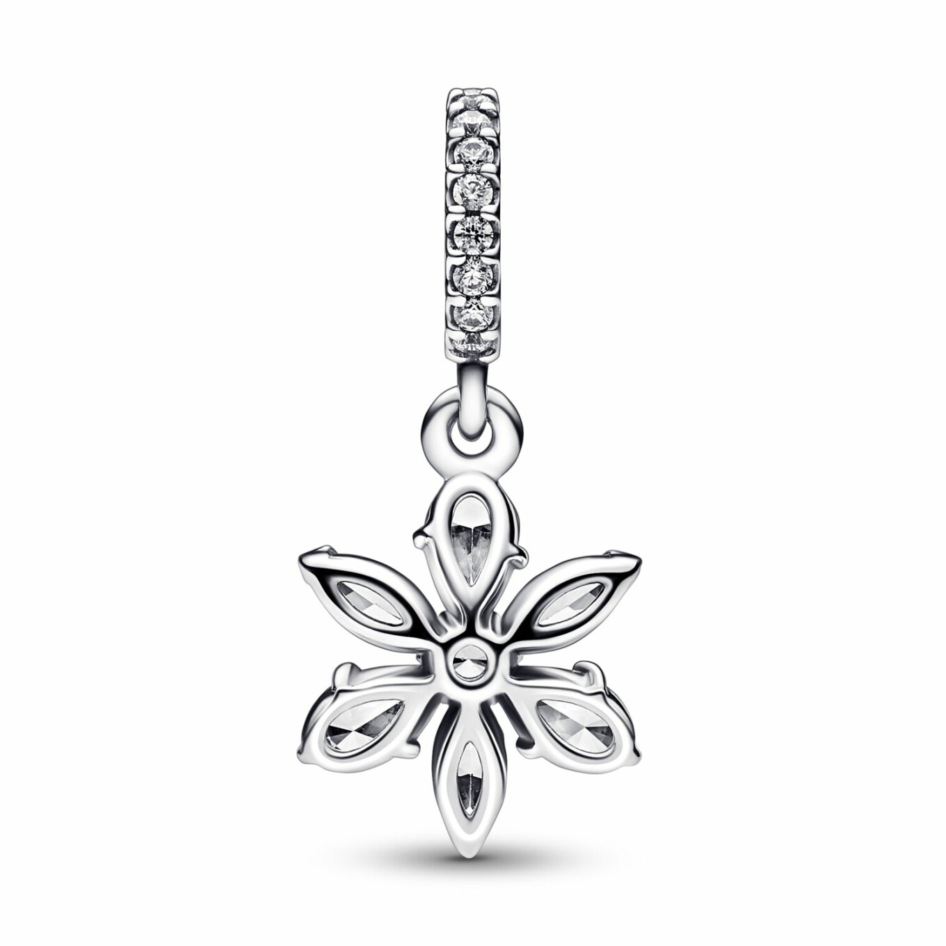 Charm pendant Pandora Timeless Herbier Scintillant en argent