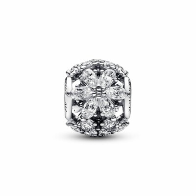 Charm Pandora Timeless Herbier Scintillant en argent 