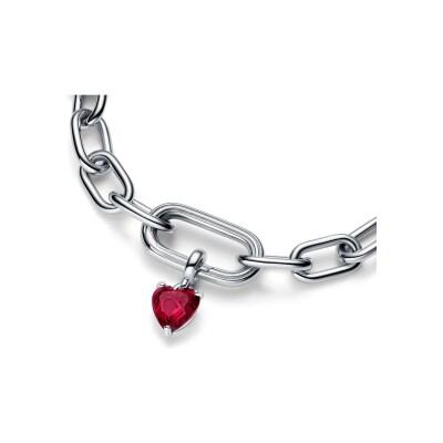 Pendentif Pandora Me cœur brisé en argent 