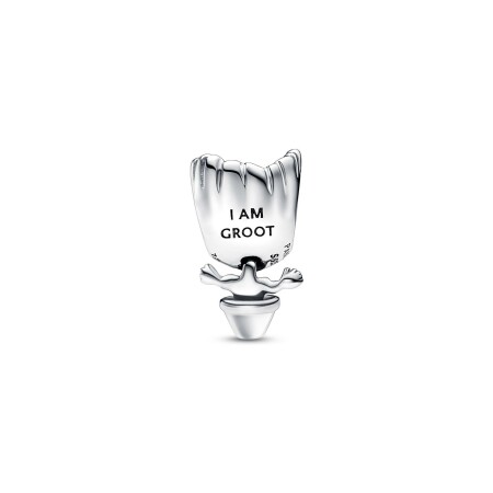 Charm Marvel X Pandora les Gardiens de la Galaxie Groot dansant en argent 