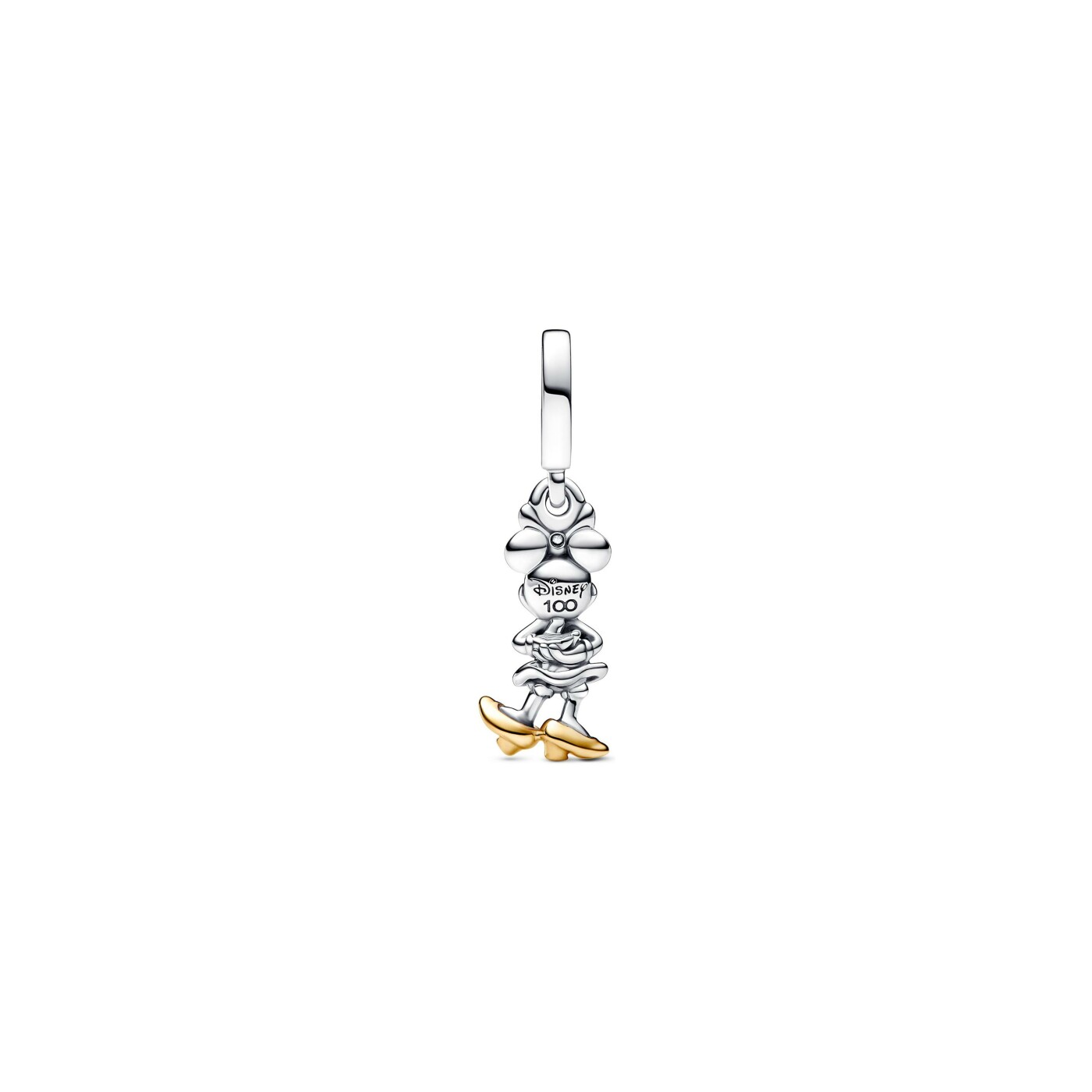 Charm Disney X Pandora disney 100e anniversaire Minnie en argent et diamant