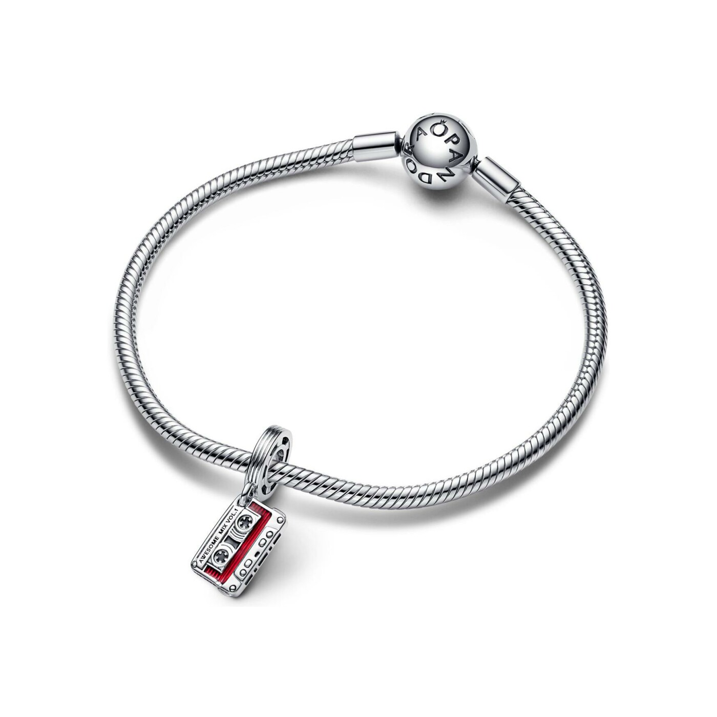 Charm Marvel X Pandora les Gardiens de la Galaxie cassette en argent 